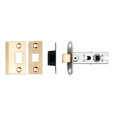 Click Here To Enlarge This Photo Of BTL25SB - Carlisle Brass Eurospec 64mm CE Tubular Mortice Latch &lpar;Square&rpar; Satin Brass