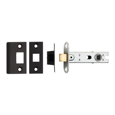 Click Here To Enlarge This Photo Of BTL30MB - Carlisle Brass Eurospec 76mm CE Tubular Mortice Latch &lpar;Square&rpar; Matt Black