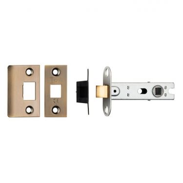 Click Here To Enlarge This Photo Of BTL30AB - Carlisle Brass Eurospec 76mm CE Tubular Mortice Latch &lpar;Square&rpar; Antique Brass