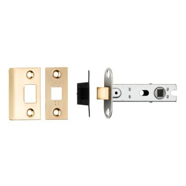 Click Here To Enlarge This Photo Of BTL30SB - Carlisle Brass Eurospec 76mm CE Tubular Mortice Latch &lpar;Square&rpar; Satin Brass