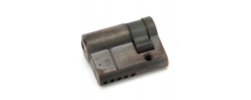 Click Here To Enlarge This Photo Of 45876 From The Anvil Aged Bronze 30&sol;10 5pin Euro Profile Single Cylinder