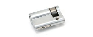 46280 From The Anvil Satin Chrome 30&sol;10 5pin Euro Profile Single Cylinder