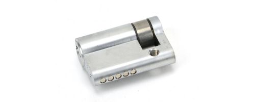 Click Here To Enlarge This Photo Of 46283 From The Anvil Satin Chrome 35&sol;10 5pin Euro Profile Single Cylinder
