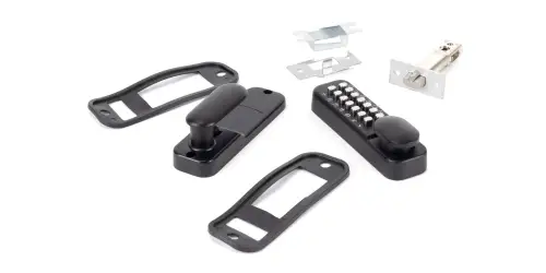 Click Here To Enlarge This Photo Of 46287 From The Anvil Black Digital Keypad Lock &plus; 60mm Backset Latch Bolt