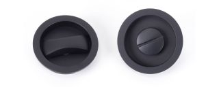 46288 From The Anvil Black Sliding&sol;Pocket Door Locking Kit