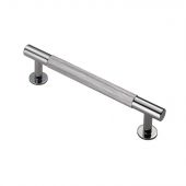 FTD700BCP - Carlisle Brass Fingertip Design Knurled Pull Handle 158mm &lpar;128mm c&sol;c&rpar; Polished Chrome