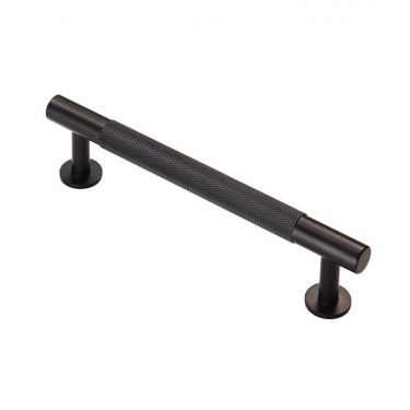 Click Here To Enlarge This Photo Of FTD700BMB - Carlisle Brass Fingertip Design Knurled Pull Handle 158mm &lpar;128mm c&sol;c&rpar; Matt Black