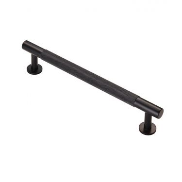 Click Here To Enlarge This Photo Of FTD700CMB - Carlisle Brass Fingertip Design Knurled Pull Handle 190mm &lpar;160mm c&sol;c&rpar; Matt Black