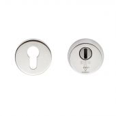 AEB1750BSS - Carlisle Brass Eurospec Set of 2&ast; British Standatd Security Escutcheons to Suit Euro Profile Cylinders Polished Stainless Steel