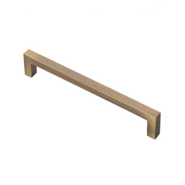 Click Here To Enlarge This Photo Of FTD401CAB - Carlisle Brass Fingertip Design Block Handle 170mm &lpar;160mm c&sol;c&rpar; Antique Brass