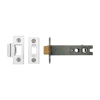 YKAL4N-PC&PN M&period;Marcus York Architectural Tubular Latch 4" Polished Chrome&sol;Nickel Finish