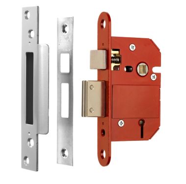 Click Here To Enlarge This Photo Of ERA Fortress 262-51 BS 5 Lever Sashlock 64mm Satin Chrome Keyed to Differ