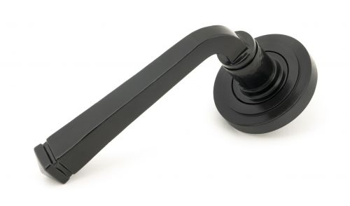Click Here To Enlarge This Photo Of 45624 From The Anvil Black Avon Round Lever on Rose Set &lpar;Art Deco&rpar;