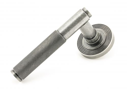 Click Here To Enlarge This Photo Of 45681 From The Anvil Pewter Brompton Lever on Rose Set &lpar;Beehive&rpar;