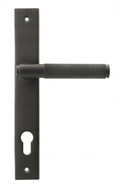 Click Here To Enlarge This Photo Of 45775 From The Anvil Aged Bronze Brompton Slimline Espag&period; Lock Set - 92mm centres - 212mm screw centres