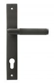 45775 From The Anvil Aged Bronze Brompton Slimline Espag&period; Lock Set - 92mm centres - 212mm screw centres