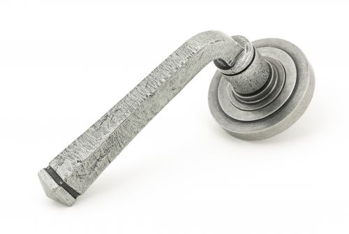 Click Here To Enlarge This Photo Of 49966 From The Anvil Pewter Avon Round Lever on Rose Set &lpar;Art Deco&rpar; - Unsprung