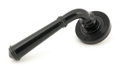 Click Here To Enlarge This Photo Of 49971 From The Anvil Black Regency Lever on Rose Set &lpar;Beehive&rpar; - Unsprung