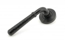 49983 From The Anvil Black Hammered Newbury Lever on Rose Set &lpar;Beehive&rpar; - Unsprung