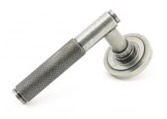 50014 From The Anvil Pewter Brompton Lever on Rose Set &lpar;Art Deco&rpar; - Unsprung