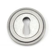 45704 From The Anvil Pewter Round Escutcheon &lpar;Art Deco&rpar;