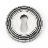 45705 From The Anvil Pewter Round Escutcheon &lpar;Beehive&rpar;