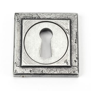 Click Here To Enlarge This Photo Of 45706 From The Anvil Pewter Round Escutcheon &lpar;Square&rpar;