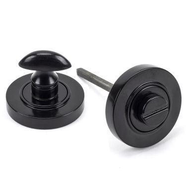 Click Here To Enlarge This Photo Of 45743 From The Anvil Black Round Thumbturn Set &lpar;Plain&rpar;