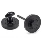 45747 From The Anvil External Beeswax Round Thumbturn Set &lpar;Plain&rpar;
