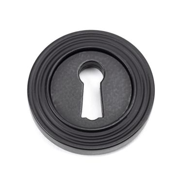Click Here To Enlarge This Photo Of 49538 From The Anvil Matt Black Round Escutcheon &lpar;Beehive&rpar;