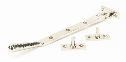 Click Here To Enlarge This Photo Of 46150 From The Anvil Polished Nickel 8" Hammered Newbury Stay