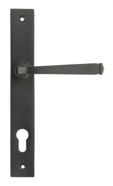 Click Here To Enlarge This Photo Of 90357 From The Anvil Aged Bronze Avon Slimline Espag&period; Lock Set - 92mm centres - 212mm screw centres