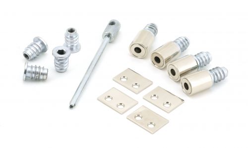 Click Here To Enlarge This Photo Of 49590 From The Anvil Polished Nickel Secure Stops &lpar;Pack of 4&rpar;