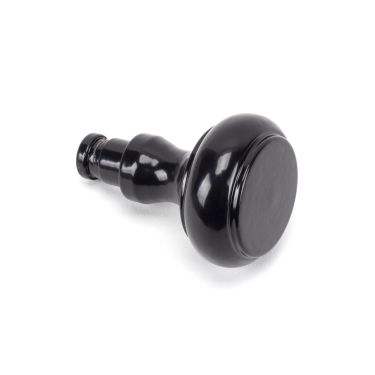 Click Here To Enlarge This Photo Of 49897 From The Anvil Black Regency Curtain Finial &lpar;pair&rpar;
