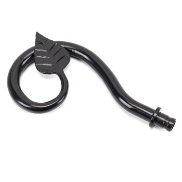 Click Here To Enlarge This Photo Of 49900 From The Anvil Black Leaf Curtain Finial &lpar;pair&rpar;