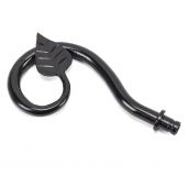 49900 From The Anvil Black Leaf Curtain Finial &lpar;pair&rpar;