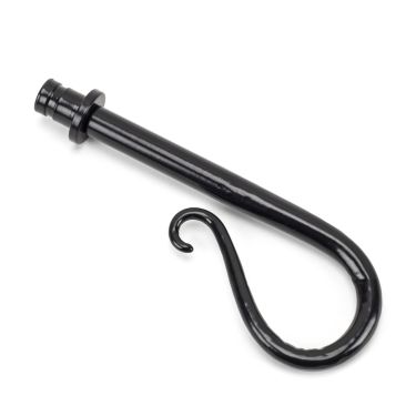Click Here To Enlarge This Photo Of 49902 From The Anvil Black Shepherd's Crook Curtain Finial &lpar;pair&rpar;