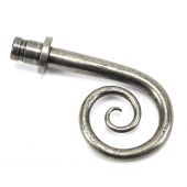 49905 From The Anvil Pewter Monkeytail Curtain Finial &lpar;pair&rpar;