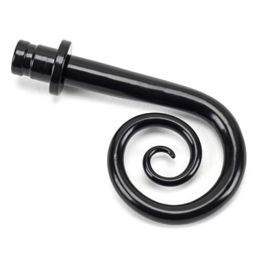 Click Here To Enlarge This Photo Of 49907 From The Anvil Black Monkeytail Curtain Finial &lpar;pair&rpar;