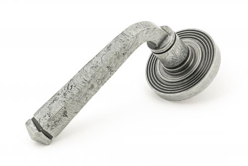 Click Here To Enlarge This Photo Of 45633 From The Anvil Pewter Avon Round Lever on Rose Set &lpar;Beehive&rpar;