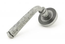 45633 From The Anvil Pewter Avon Round Lever on Rose Set &lpar;Beehive&rpar;
