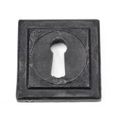 45702 From The Anvil External Beeswax Round Escutcheon &lpar;Square&rpar;