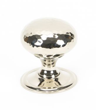 Click Here To Enlarge This Photo Of 46027 From The Anvil Polished Nickel Hammered Mushroom Cabinet Knob 38mm