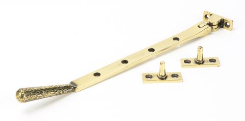 Click Here To Enlarge This Photo Of 46145 From The Anvil Aged Brass 10" Hammered Newbury Stay