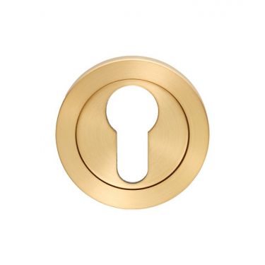Click Here To Enlarge This Photo Of SWL102SPVD - Carlisle Brass Eurospec Euro Profile Escutcheon PVD Satin Brass