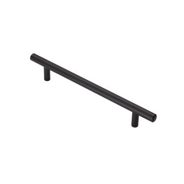 Click Here To Enlarge This Photo Of FTD445CMB - Carlisle Brass Fingertip Design 12mm Steel T-Bar Handle &lpar;160mm c&sol;c&rpar; 220mm Matt Black