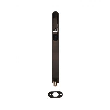 Click Here To Enlarge This Photo Of FBT1008MB&sol;R - Carlisle Brass Eurospec 8" Lever Action Flush Bolt &lpar;Radius&rpar; Matt Black
