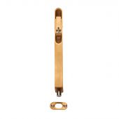 FBT1008SPVD&sol;R - Carlisle Brass Eurospec 8" Lever Action Flush Bolt &lpar;Radius&rpar; Satin Brass