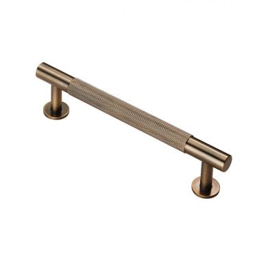 Click Here To Enlarge This Photo Of FTD700BAB - Carlisle Brass Fingertip Design Knurled Pull Handle 158mm &lpar;128mm c&sol;c&rpar; Antique Brass