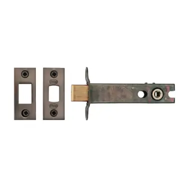 Click Here To Enlarge This Photo Of YKBDB4N-MB M&period;Marcus York Architectural Tubular Bathroom Deadbolt 4" Matt Bronze Finish